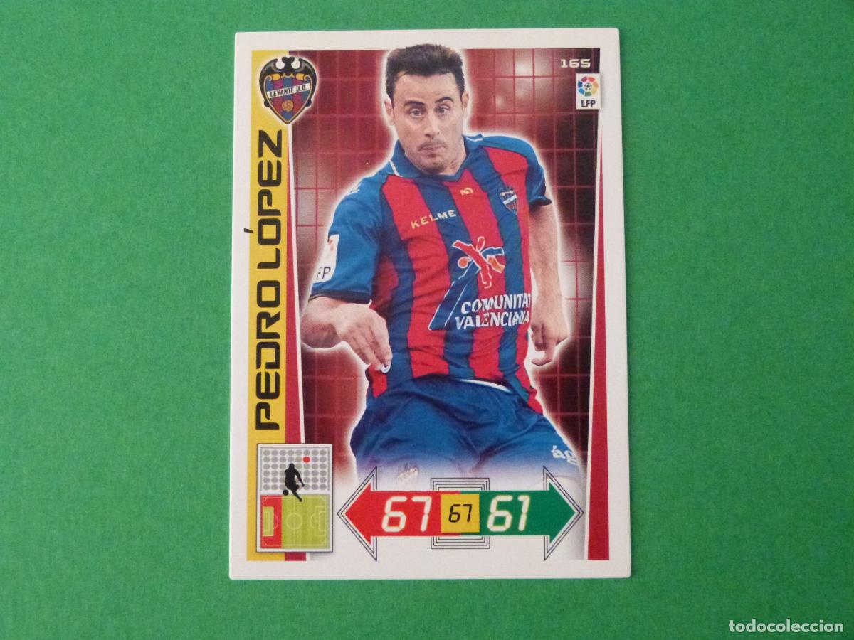Cromos de Futebol: TRADING CARD FUTBOL PEDRO LOPEZ LEVANTE U.D. N&ordm; 165 LIGA ADRENALYN XL 2012-2013/12-13