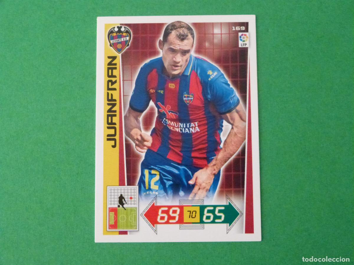 Cromos de F&uacute;tbol: TRADING CARD FUTBOL JUANFRAN LEVANTE U.D. N&ordm; 169 LIGA ADRENALYN XL 2012-2013/12-13
