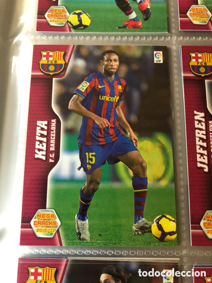 Cromos de F&uacute;tbol: Megacracks 2010 2011 keita 67 Barcelona