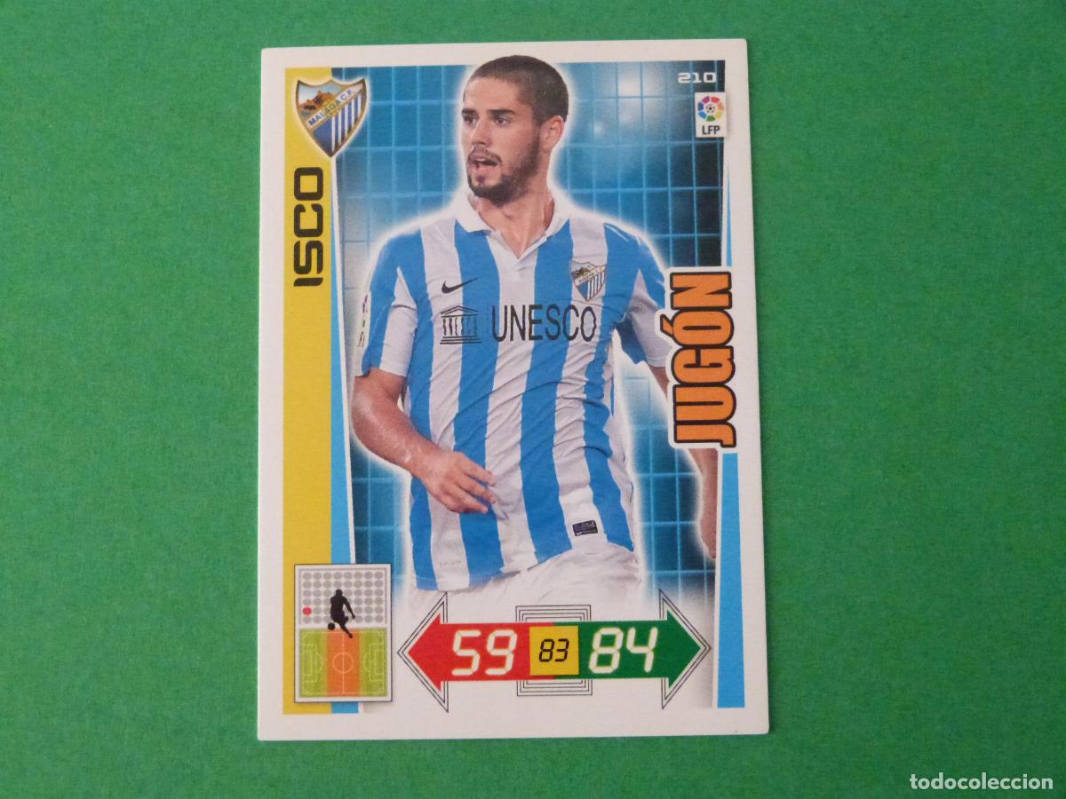 Cromos de F&uacute;tbol: TRADING CARD FUTBOL ISCO MALAGA C.F. N&ordm; 210 LIGA ADRENALYN XL 2012-2013/12-13
