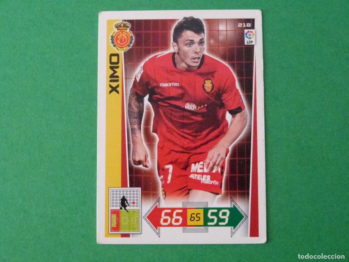 Cromos de F&uacute;tbol: TRADING CARD FUTBOL XIMO R.C.D. MALLORCA N&ordm; 218 LIGA ADRENALYN XL 2012-2013/12-13