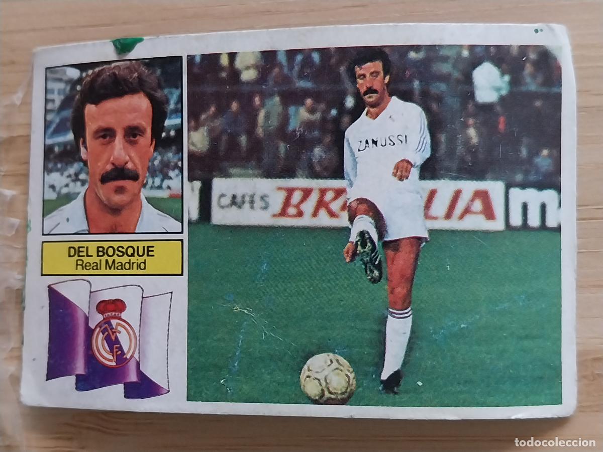 Cromos de F&uacute;tbol: DEL BOSQUE REAL MADRID ED ESTE LIGA 1982 82 83 CROMO RECUPERADO JUGADO