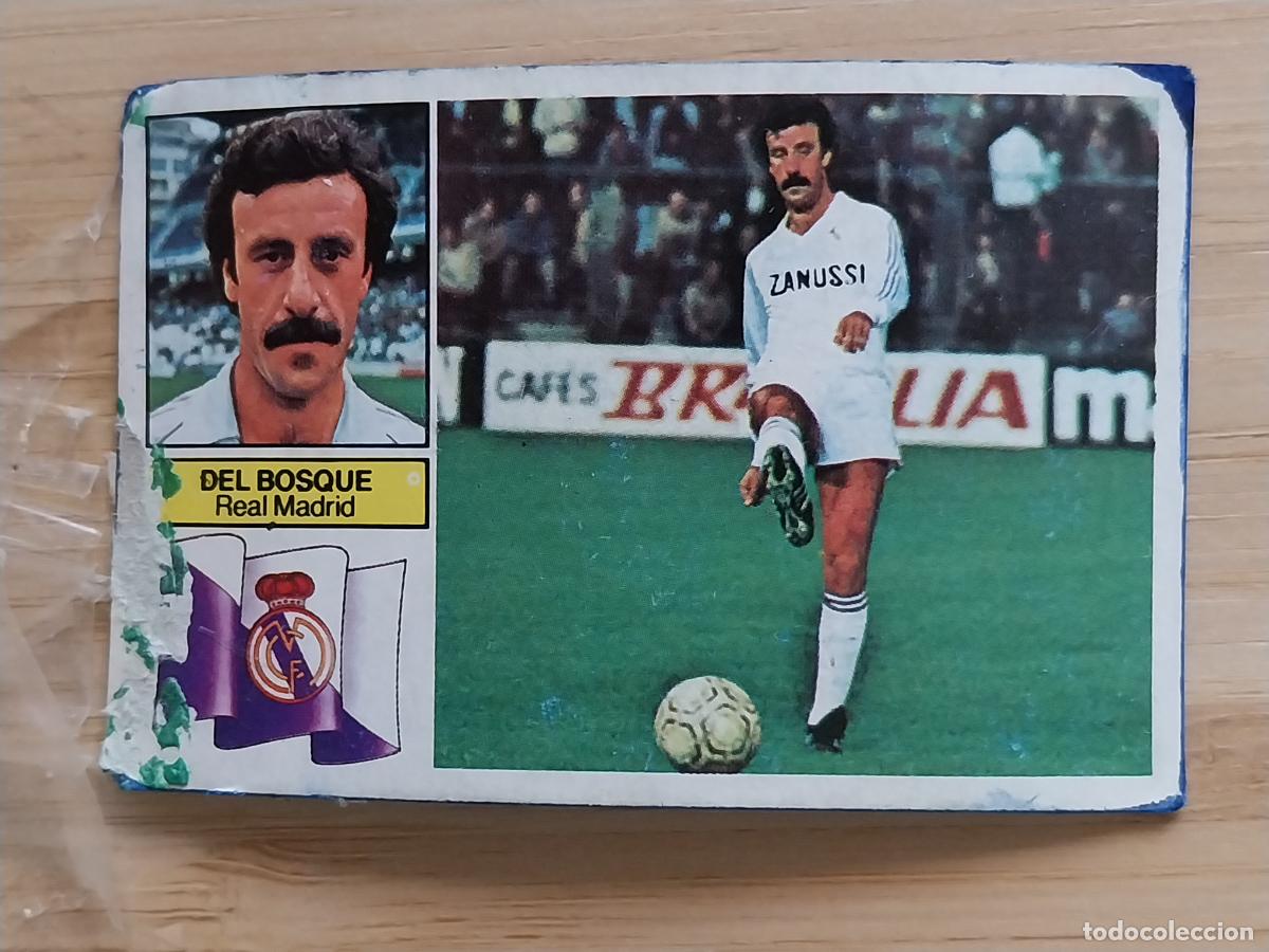 Cromos de F&uacute;tbol: DEL BOSQUE REAL MADRID ED ESTE LIGA 1982 82 83 CROMO RECUPERADO JUGADO +