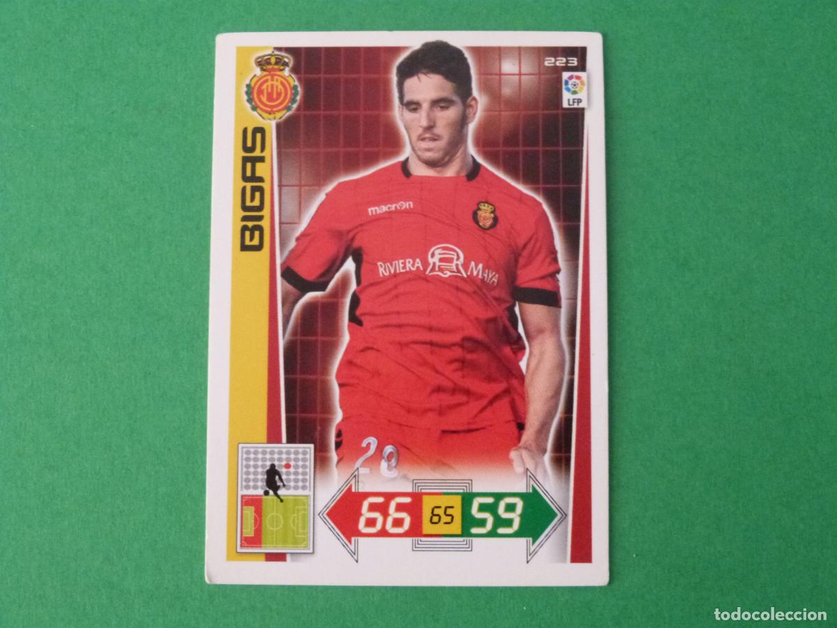 Cromos de F&uacute;tbol: TRADING CARD FUTBOL BIGAS R.C.D. MALLORCA N&ordm; 223 LIGA ADRENALYN XL 2012-2013/12-13