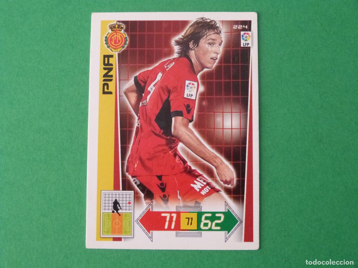 Cromos de F&uacute;tbol: TRADING CARD FUTBOL PINA R.C.D. MALLORCA N&ordm; 224 LIGA ADRENALYN XL 2012-2013/12-13