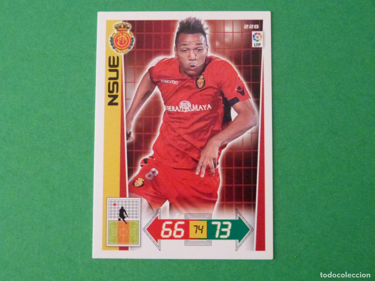 Cromos de F&uacute;tbol: TRADING CARD FUTBOL NSUE R.C.D. MALLORCA N&ordm; 228 LIGA ADRENALYN XL 2012-2013/12-13