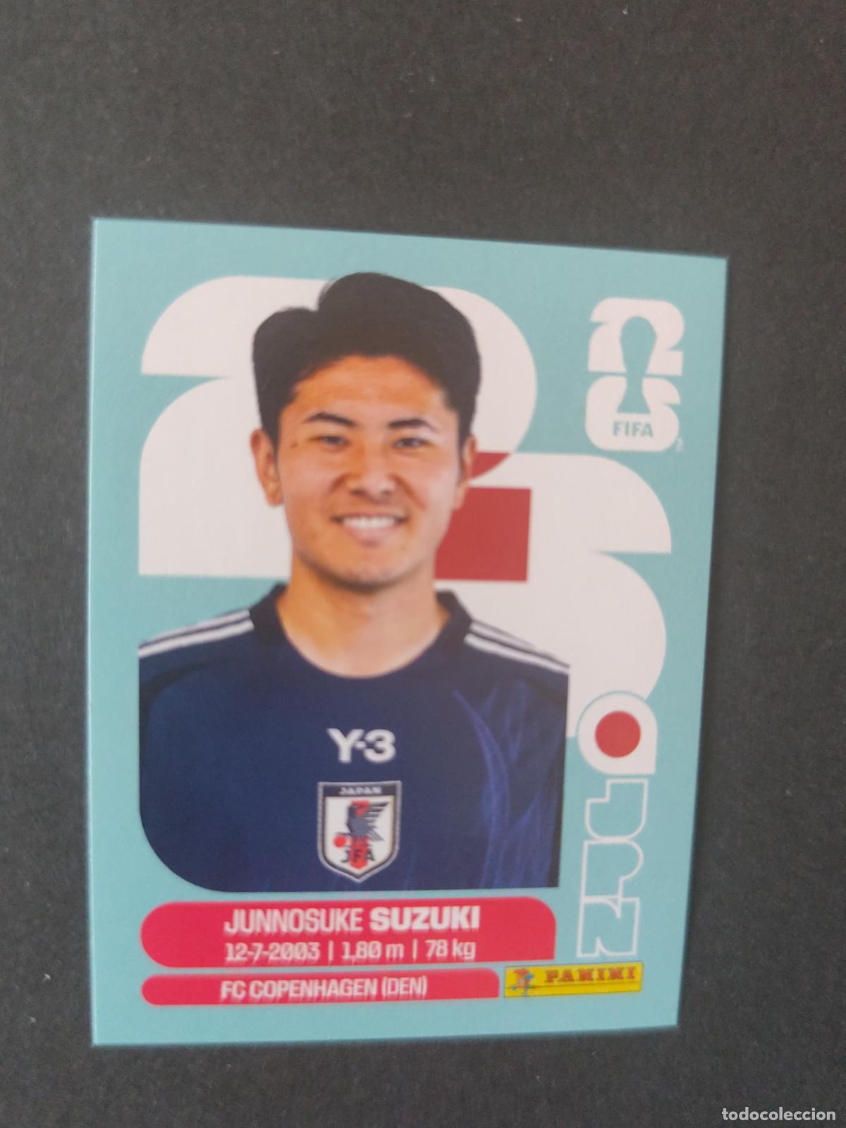 Cromos de F&uacute;tbol: JPN5 JUNNOSUKE SUZUKI 5 JAP&Oacute;N MUNDIAL FIFA WORLD CUP 2026 STICKER PANINI SIN PEGAR