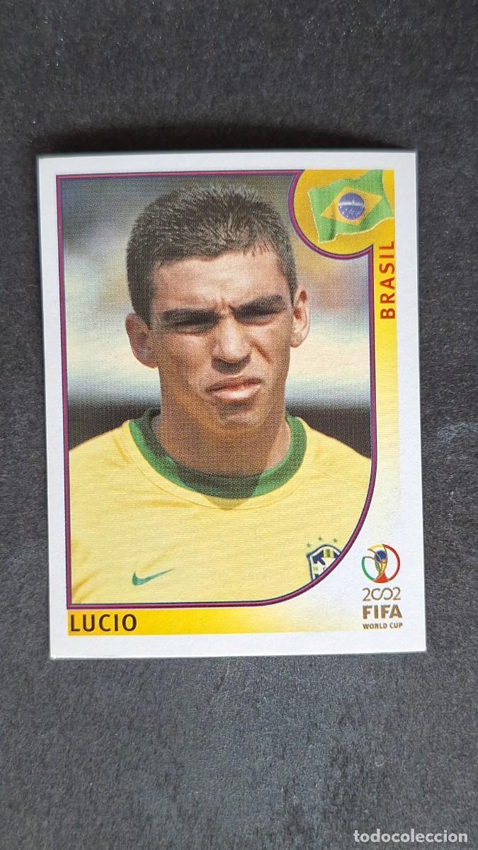 Cromos de F&uacute;tbol: L2 LUCIO SELECCION BRASIL 175 MUNDIAL KOREA Y JAPON 2002 PANINI NUNCA PEGADO SIN PEGAR