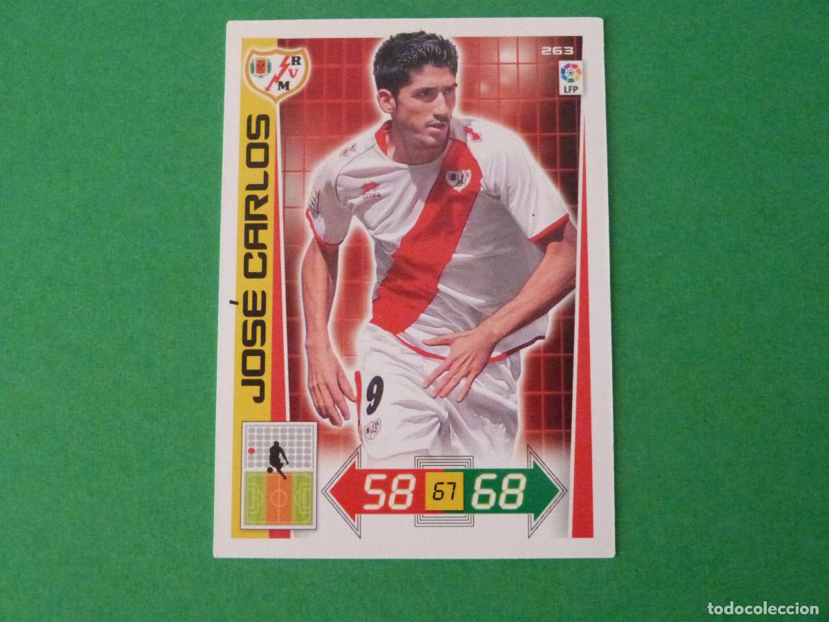 Fu&szlig;ball-Sticker: TRADING CARD FUTBOL JOSE CARLOS RAYO VALLECANO N&ordm; 263 LIGA ADRENALYN XL 2012-2013/12-13