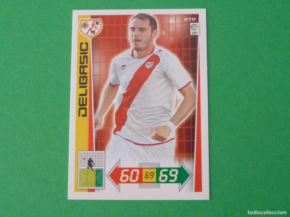 Cromos de F&uacute;tbol: TRADING CARD FUTBOL DELIBASIC RAYO VALLECANO N&ordm; 270 LIGA ADRENALYN XL 2012-2013/12-13