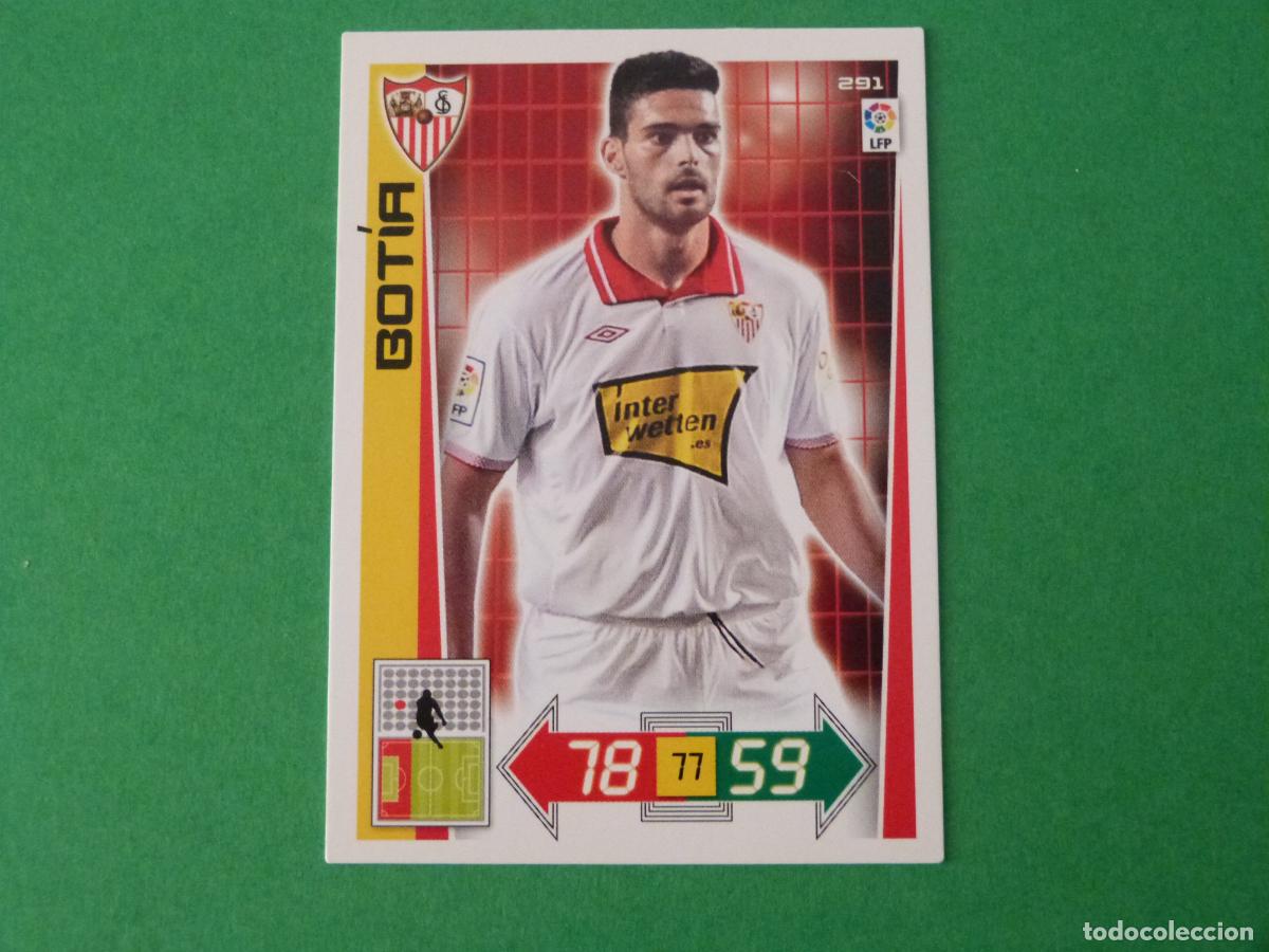 Figurine di Calcio: TRADING CARD FUTBOL BOTIA SEVILLA F.C. N&ordm; 291 LIGA ADRENALYN XL 2012-2013/12-13