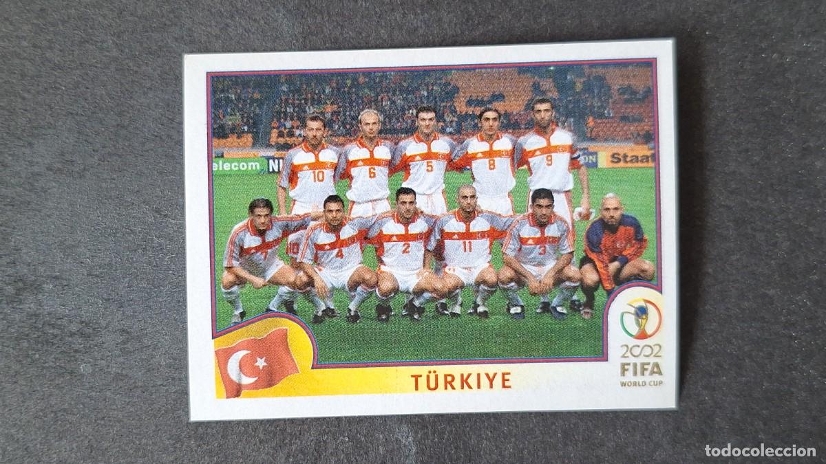 Figurine di Calcio: L2 EQUIPO SELECCION TURQUIA 187 MUNDIAL KOREA Y JAPON 2002 PANINI NUNCA PEGADO SIN PEGAR