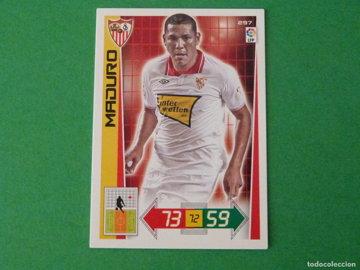 Football Stickers: TRADING CARD FUTBOL MADURO SEVILLA F.C. N&ordm; 297 LIGA ADRENALYN XL 2012-2013/12-13