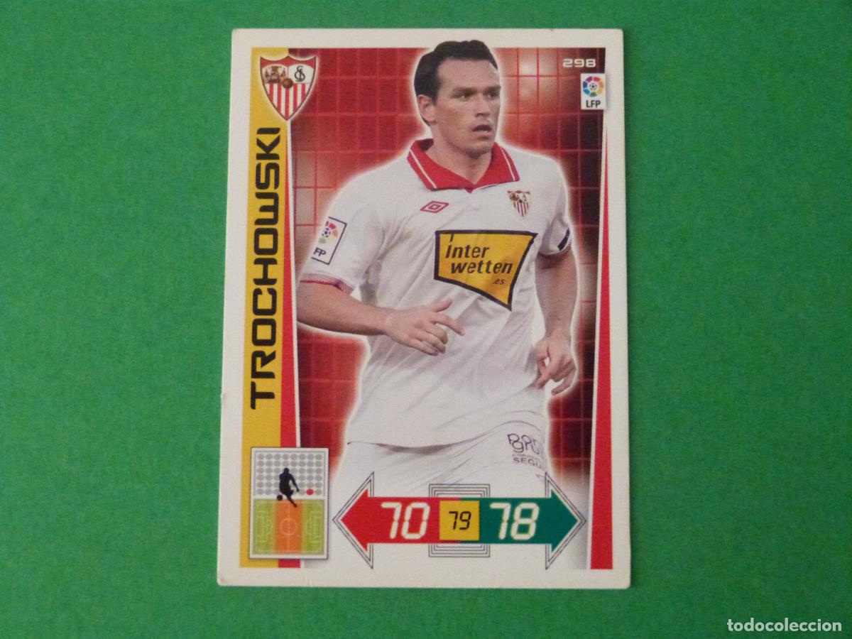 Football Stickers: TRADING CARD FUTBOL TROCHOWSKI SEVILLA F.C. N&ordm; 298 LIGA ADRENALYN XL 2012-2013/12-13