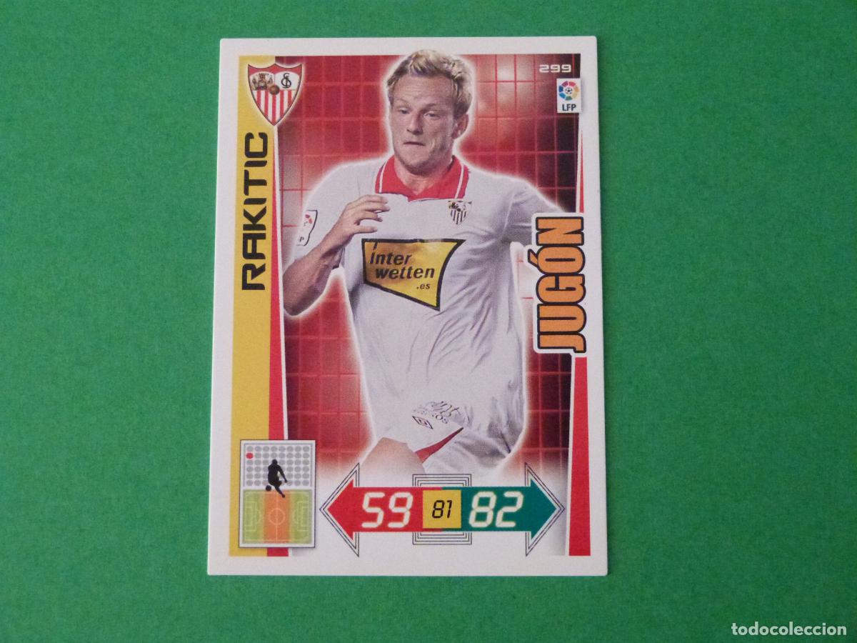 Figurine di Calcio: TRADING CARD FUTBOL RAKITIC SEVILLA F.C. N&ordm; 299 LIGA ADRENALYN XL 2012-2013/12-13