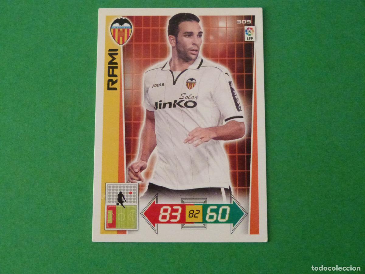 Figurine di Calcio: TRADING CARD FUTBOL RAMI VALENCIA C.F. N&ordm; 309 LIGA ADRENALYN XL 2012-2013/12-13