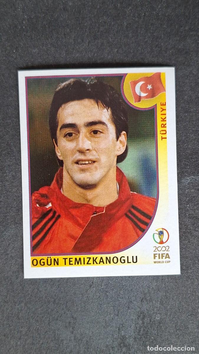 Cromos de F&uacute;tbol: L2 TEMIZKANOGLU SELECCION TURQUIA 193 MUNDIAL KOREA Y JAPON 2002 PANINI NUNCA PEGADO SIN PEGAR