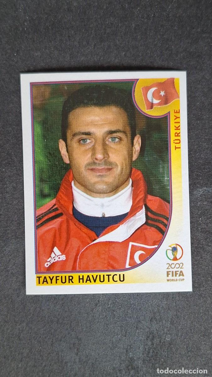 Cromos de F&uacute;tbol: L2 HAVUCTU SELECCION TURQUIA 194 MUNDIAL KOREA Y JAPON 2002 PANINI NUNCA PEGADO SIN PEGAR