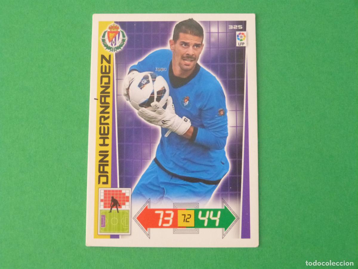 Cromos de F&uacute;tbol: TRADING CARD FUTBOL DANI HERNANDEZ REAL VALLADOLID N&ordm; 325 LIGA ADRENALYN XL 2012-2013/12-13