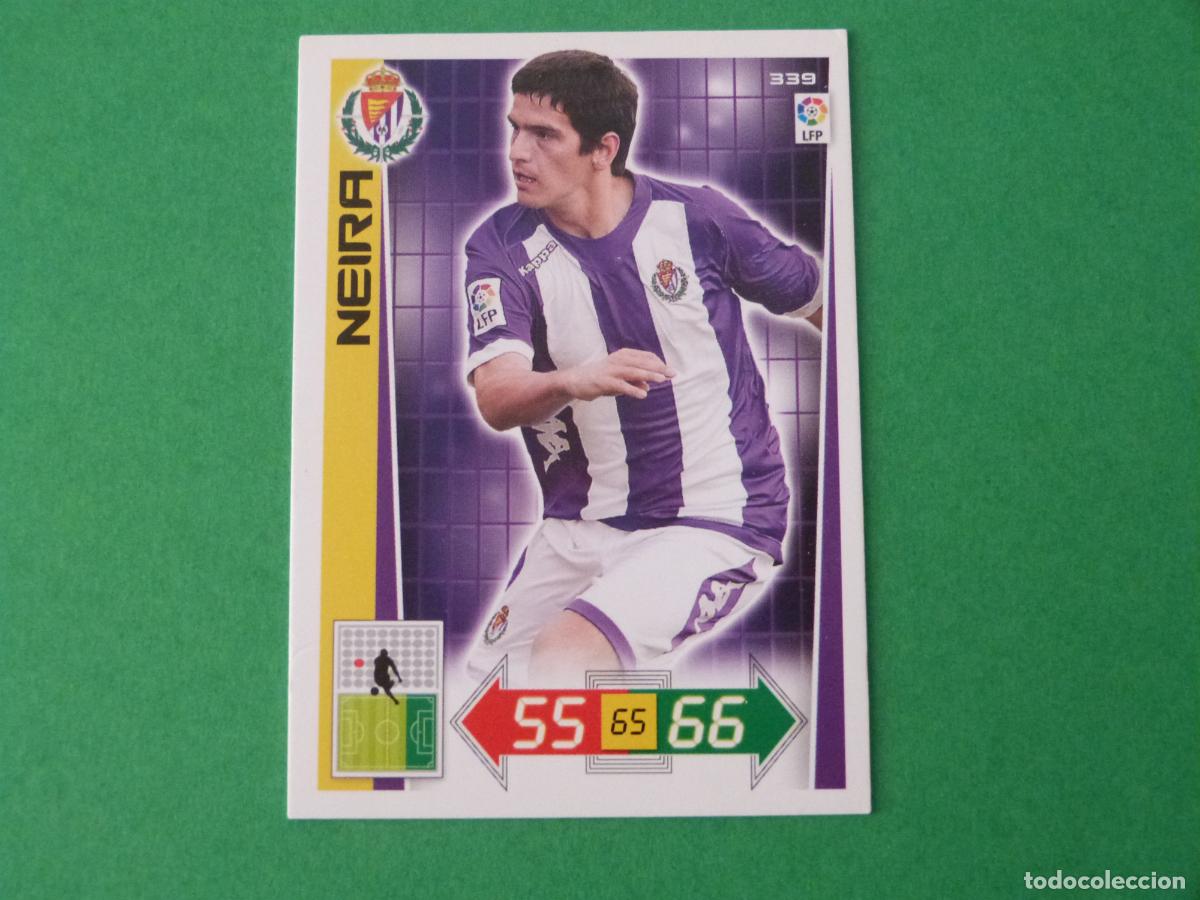 Cromos de F&uacute;tbol: TRADING CARD FUTBOL NEIRA REAL VALLADOLID N&ordm; 339 LIGA ADRENALYN XL 2012-2013/12-13