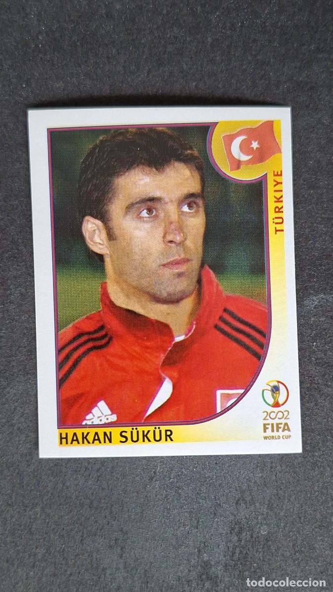 Cromos de F&uacute;tbol: L2 HAKAN S&Uuml;K&Uuml;R SELECCION TURQUIA 204 MUNDIAL KOREA Y JAPON 2002 PANINI NUNCA PEGADO SIN PEGAR