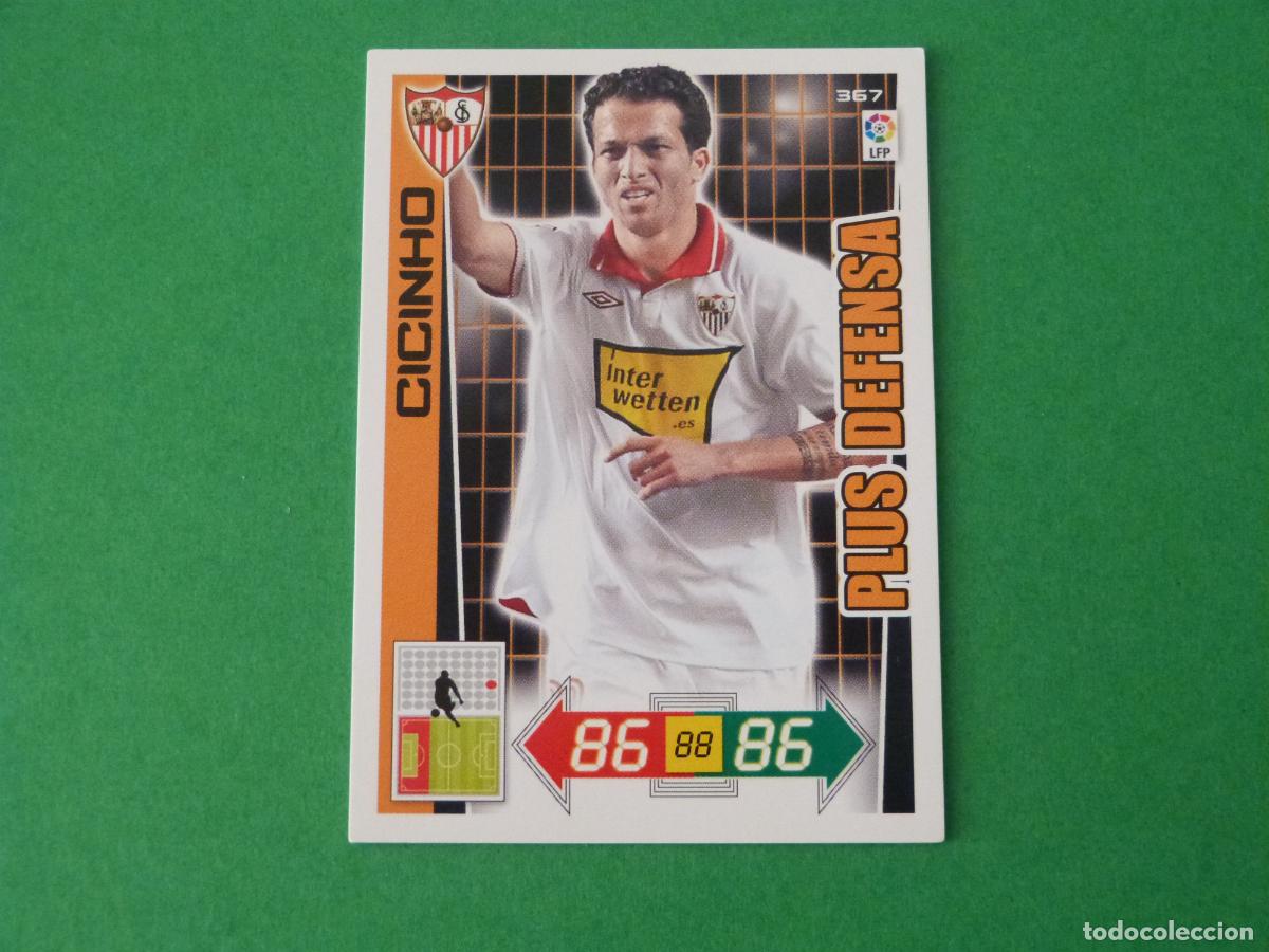 Cromos de F&uacute;tbol: TRADING CARD FUTBOL CICINHO SEVILLA F.C. N&ordm; 367 LIGA ADRENALYN XL 2012-2013/12-13