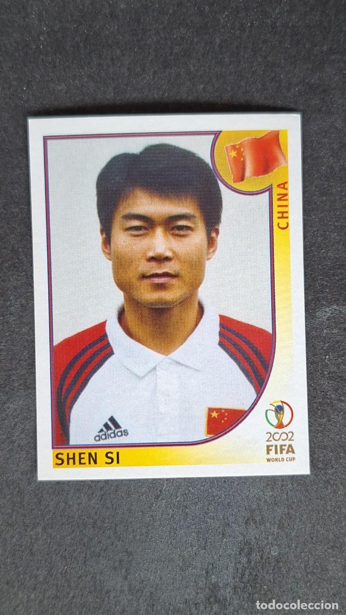 Cromos de F&uacute;tbol: L2 SHEN SI SELECCION CHINA 214 MUNDIAL KOREA Y JAPON 2002 PANINI NUNCA PEGADO SIN PEGAR