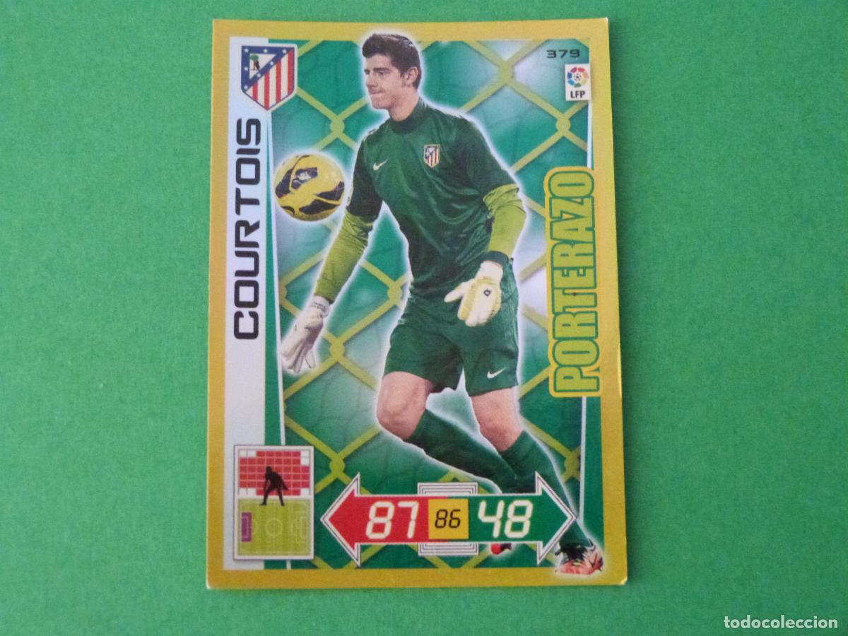 Cromos de F&uacute;tbol: TRADING CARD FUTBOL COURTOIS ATLETICO DE MADRID N&ordm; 379 LIGA ADRENALYN XL 2012-2013/12-13