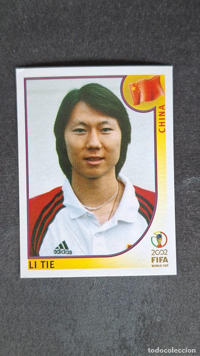 Cromos de F&uacute;tbol: L2 LI TIE SELECCION CHINA 217 MUNDIAL KOREA Y JAPON 2002 PANINI NUNCA PEGADO SIN PEGAR
