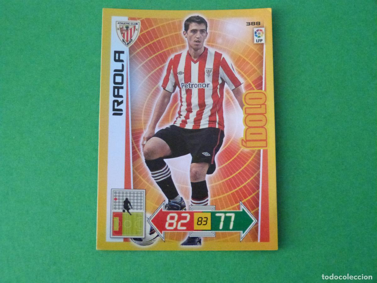 Cromos de F&uacute;tbol: TRADING CARD FUTBOL IRAOLA ATH. BILBAO N&ordm; 388 LIGA ADRENALYN XL 2012-2013/12-13