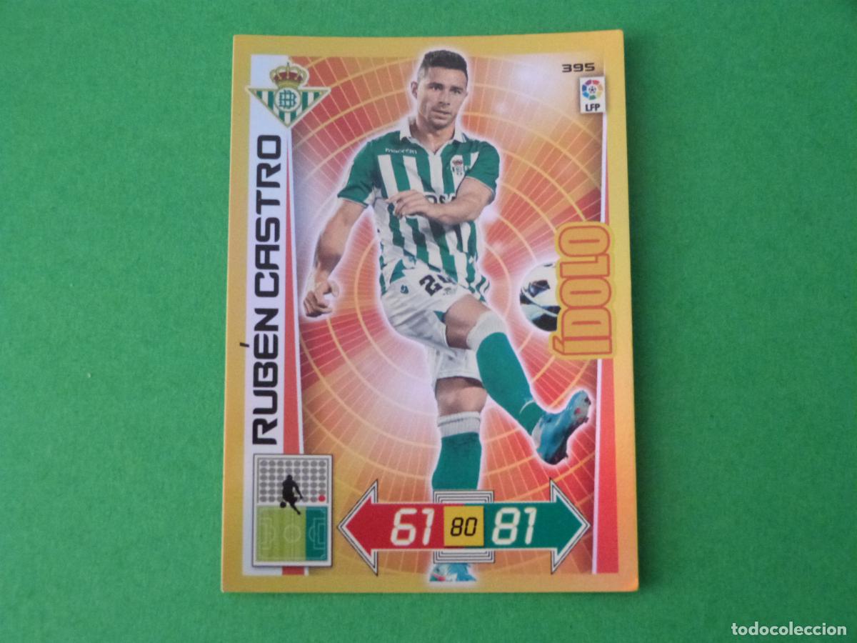 Figurine di Calcio: TRADING CARD FUTBOL RUBEN CASTRO REAL BETIS BALOMPIE N&ordm; 395 LIGA ADRENALYN XL 2012-2013/12-13