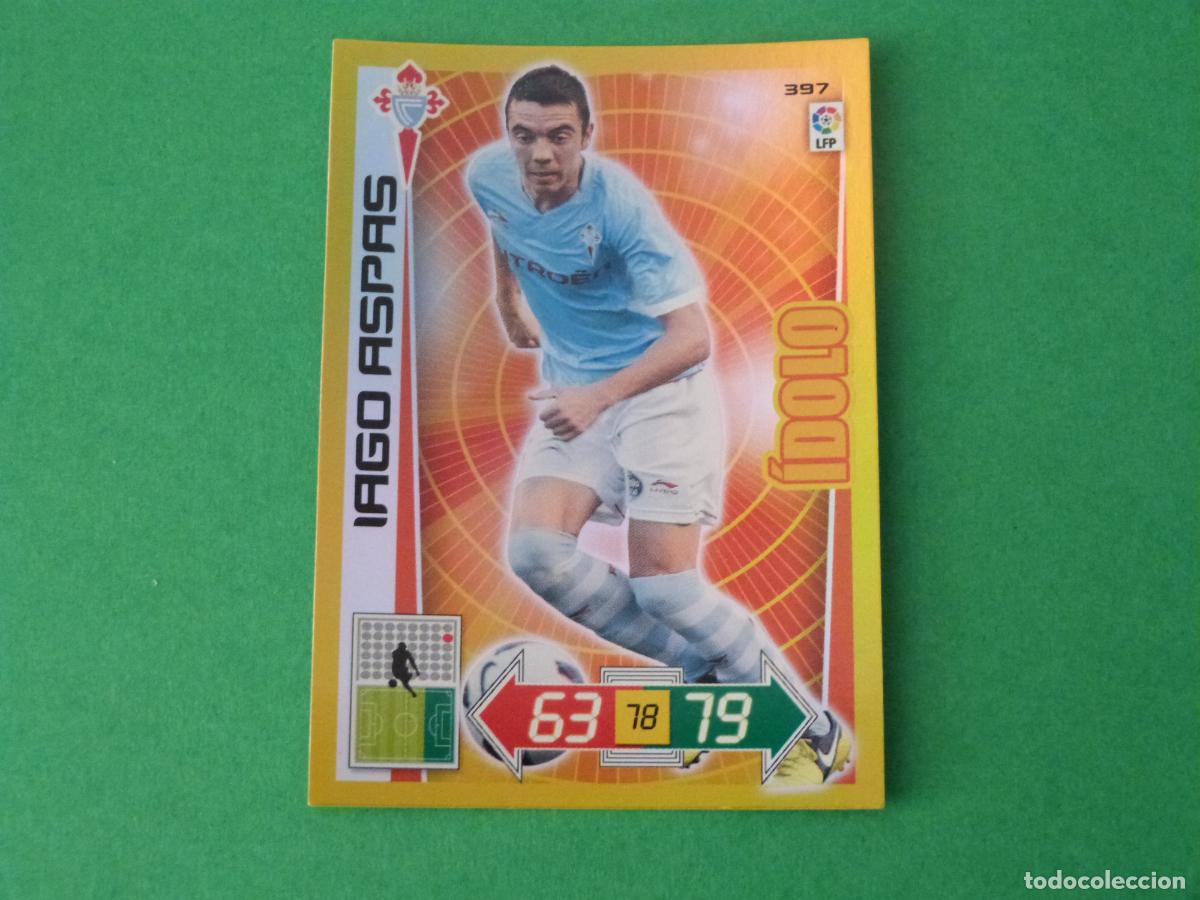 Cromos de F&uacute;tbol: TRADING CARD FUTBOL IAGO ASPAS CELTA DE VIGO N&ordm; 397 LIGA ADRENALYN XL 2012-2013/12-13