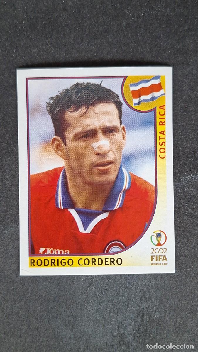 Cromos de F&uacute;tbol: L2 CORDERO SELECCION COSTA RICA 231 MUNDIAL KOREA Y JAPON 2002 PANINI NUNCA PEGADO SIN PEGAR