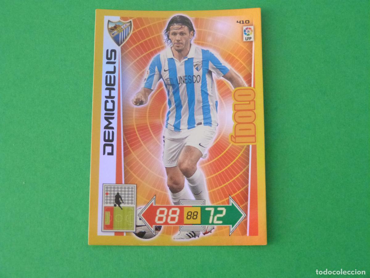 Cromos de F&uacute;tbol: TRADING CARD FUTBOL DEMICHELIS MALAGA C.F. N&ordm; 410 LIGA ADRENALYN XL 2012-2013/12-13