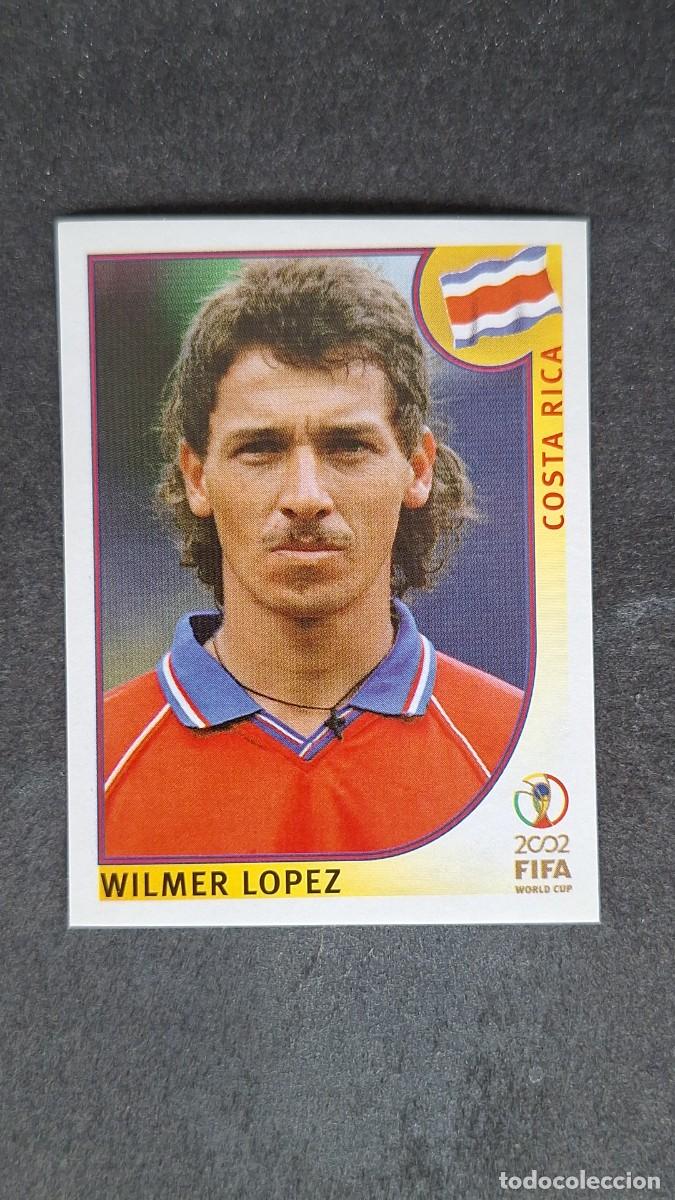 Cromos de F&uacute;tbol: L2 WILMER LOPEZ SELECCION COSTA RICA 233 MUNDIAL KOREA Y JAPON 2002 PANINI NUNCA PEGADO SIN PEGAR