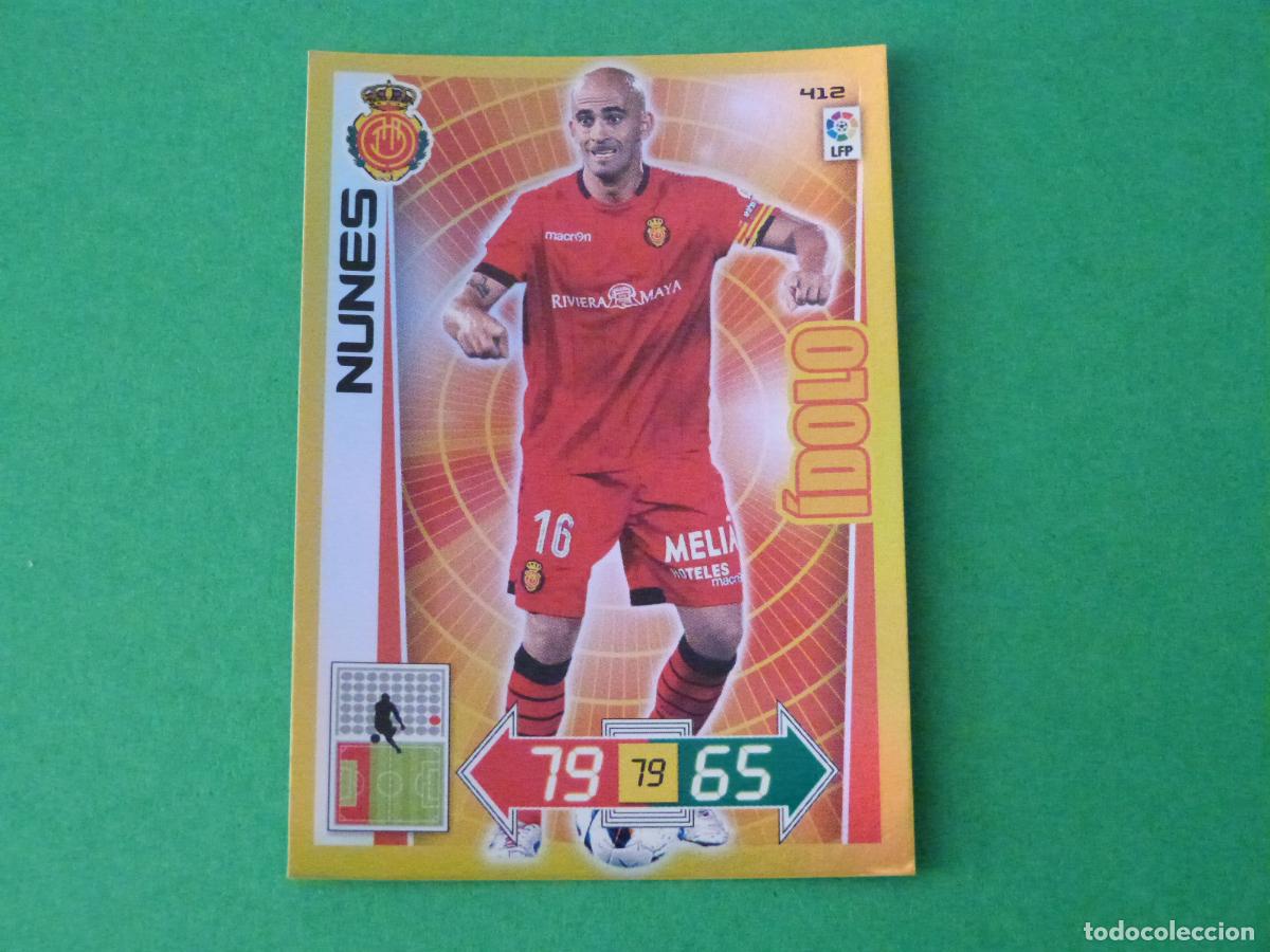 Cromos de F&uacute;tbol: TRADING CARD FUTBOL NUNES R.C.D. MALLORCA N&ordm; 412 LIGA ADRENALYN XL 2012-2013/12-13