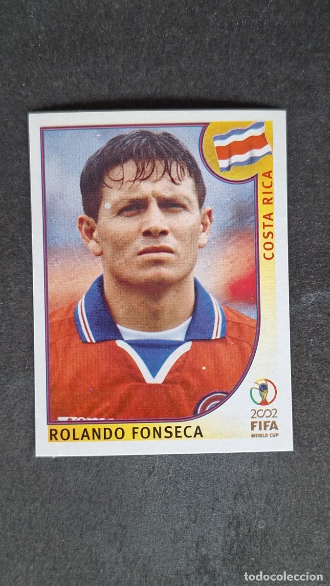 Cromos de F&uacute;tbol: L2 FONSECA SELECCION COSTA RICA 237 MUNDIAL KOREA Y JAPON 2002 PANINI NUNCA PEGADO SIN PEGAR