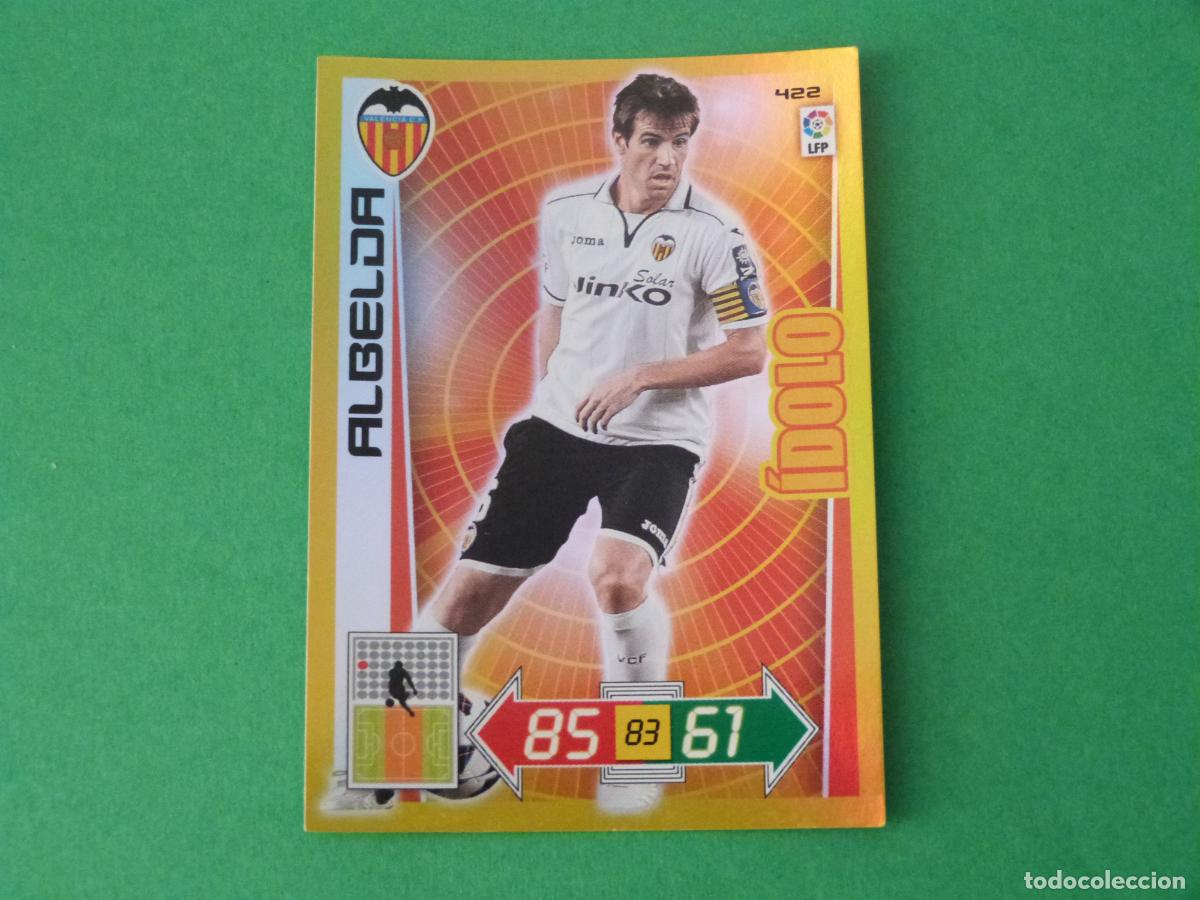 Cromos de F&uacute;tbol: TRADING CARD FUTBOL ALBELDA VALENCIA C.F. N&ordm; 422 LIGA ADRENALYN XL 2012-2013/12-13