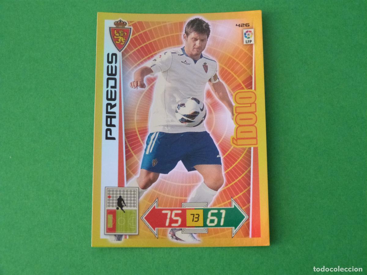 Cromos de F&uacute;tbol: TRADING CARD FUTBOL PAREDES REAL ZARAGOZA N&ordm; 426 LIGA ADRENALYN XL 2012-2013/12-13