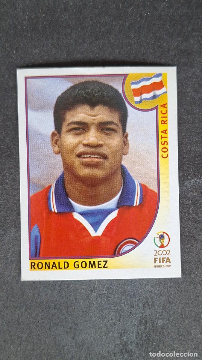 Fu&szlig;ball-Sticker: L2 RONALD GOMEZ SELECCION COSTA RICA 240 MUNDIAL KOREA Y JAPON 2002 PANINI NUNCA PEGADO SIN PEGAR