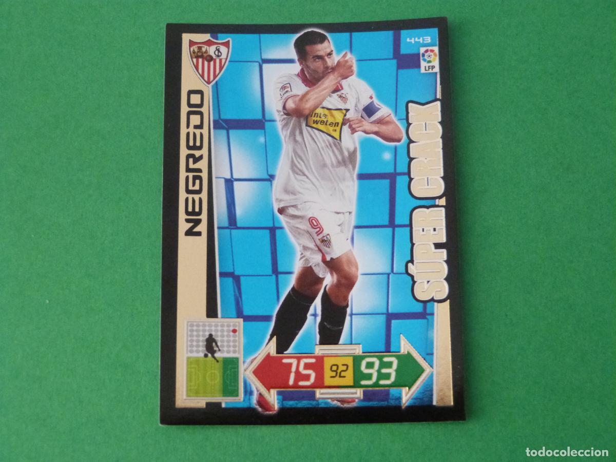 Fu&szlig;ball-Sticker: TRADING CARD FUTBOL NEGREDO SEVILLA F.C. N&ordm; 443 LIGA ADRENALYN XL 2012-2013/12-13