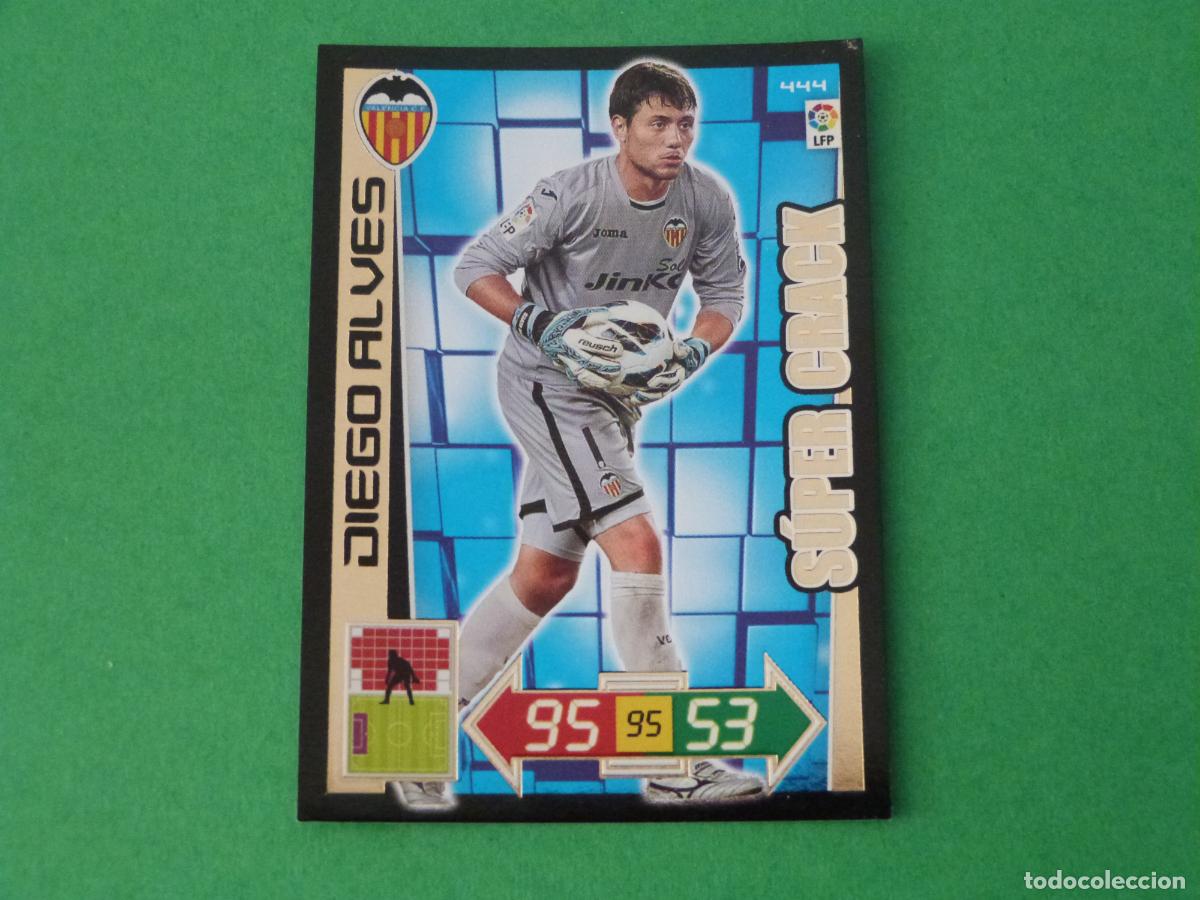 Fu&szlig;ball-Sticker: TRADING CARD FUTBOL DIEGO ALVES VALENCIA C.F. N&ordm; 444 LIGA ADRENALYN XL 2012-2013/12-13
