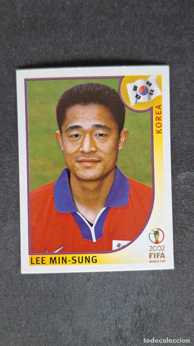 Cromos de F&uacute;tbol: L2 LEE MIN-SUNG SELECCION KOREA 245 MUNDIAL KOREA Y JAPON 2002 PANINI NUNCA PEGADO SIN PEGAR