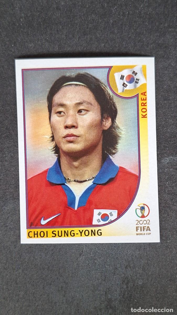 Cromos de F&uacute;tbol: L2 CHOI SUNG-YONG SELECCION KOREA 249 MUNDIAL KOREA Y JAPON 2002 PANINI NUNCA PEGADO SIN PEGAR