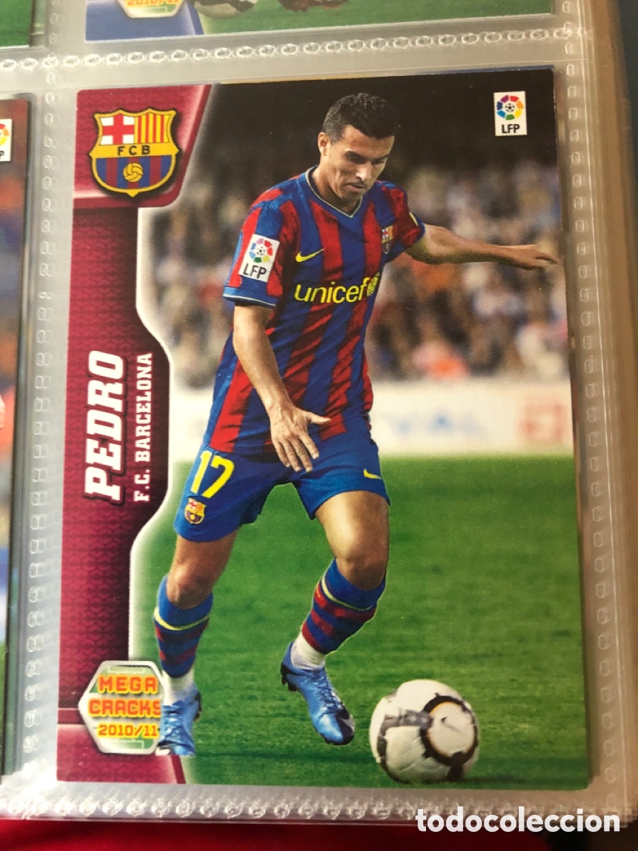 Cromos de F&uacute;tbol: Megacracks 2010 2011 Pedro 72 Barcelona