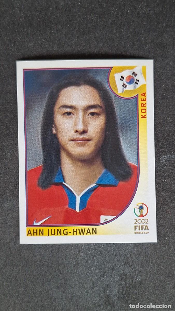 Cromos de F&uacute;tbol: L2 AHN JUNG-HWAN SELECCION KOREA 253 MUNDIAL KOREA Y JAPON 2002 PANINI NUNCA PEGADO SIN PEGAR