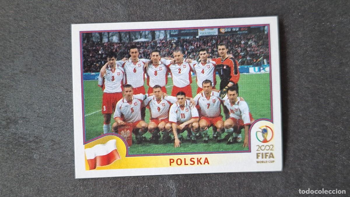 Cromos de F&uacute;tbol: L2 EQUIPO SELECCION POLONIA 259 MUNDIAL KOREA Y JAPON 2002 PANINI NUNCA PEGADO SIN PEGAR