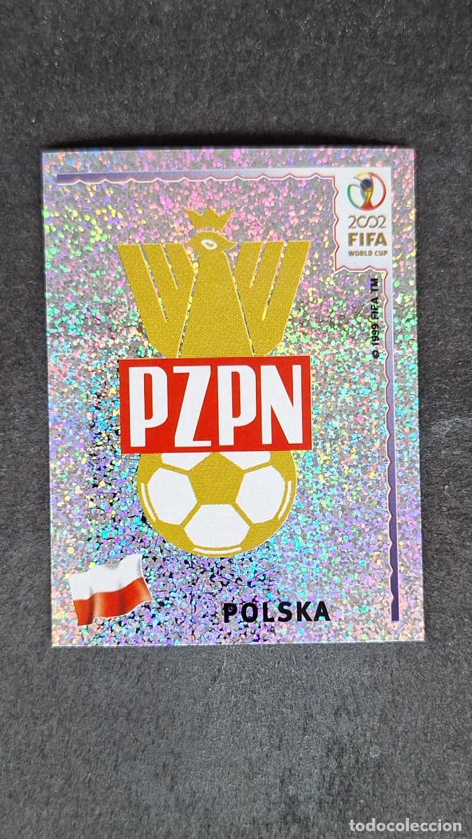 Cromos de F&uacute;tbol: L2 ESCUDO SELECCION POLONIA 260 MUNDIAL KOREA Y JAPON 2002 PANINI NUNCA PEGADO SIN PEGAR