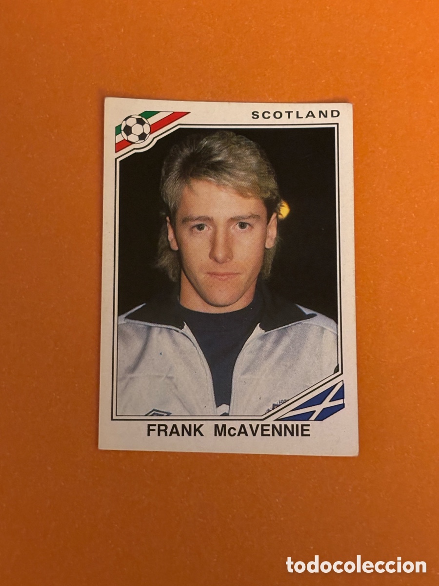 Cromos de F&uacute;tbol: FRANK McAVENNIE SELECCION ESCOCIA 342 MUNDIAL MEXICO 86 PANINI NUNCA PEGADO