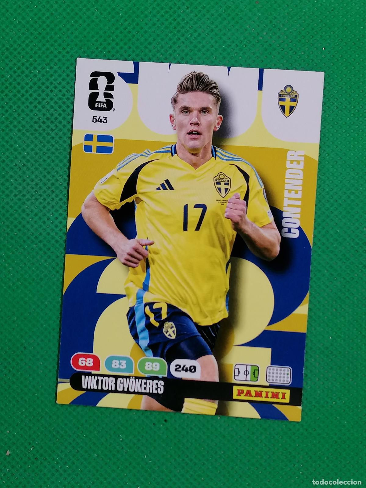 Cromos de F&uacute;tbol: 543 VIKTOR GYOKERES SUECIA CONTENDER ⚽ PANINI ADRENALYN FIFA WORLD CUP 26 2026 ⚽